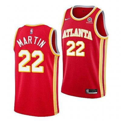 NBA 22 Martin Hawks Maillot Rouge